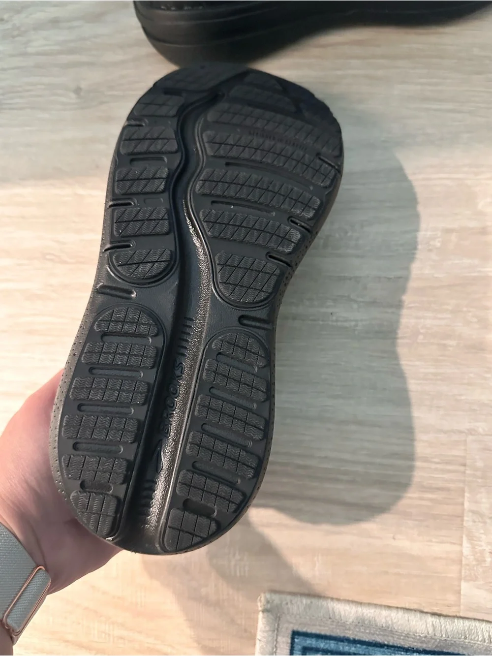 Brooks Woman’s All-Black Running Sneakers - Picture 2 of 7